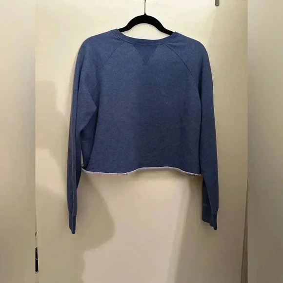 Abercrombie & Fitch Cropped Blue Sweatshirt - Picture 4 of 6